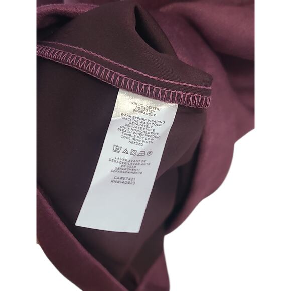 LOFT Faux Suede Purple Sleeveless Sheath Dress Size 14 NWT - Picture 4 of 4